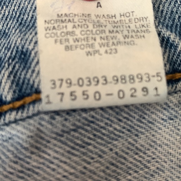 Vintage 1993 Levi’s Jean Shorts Y2K Daisy Dukes EUC - Picture 6 of 8